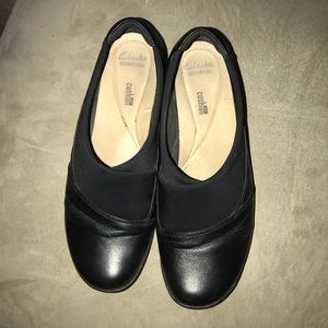 Clark’s leather flats